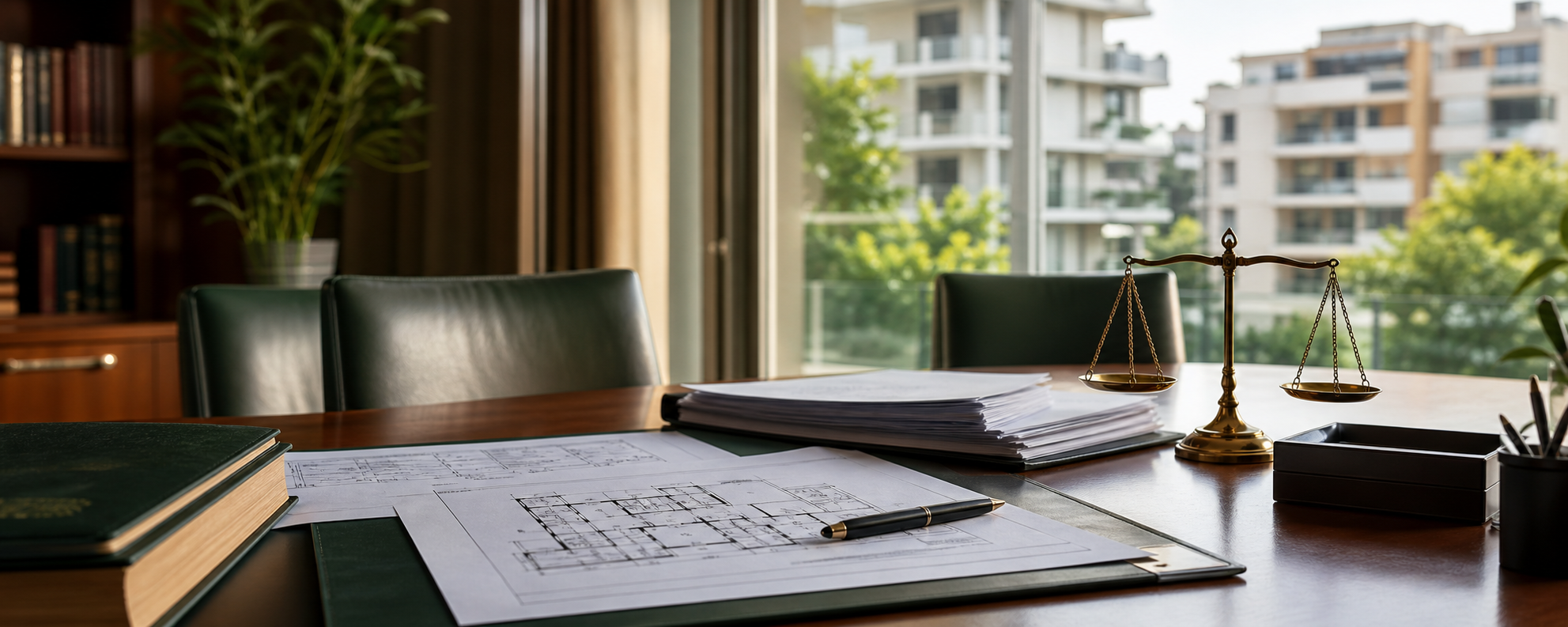 Documenti legali e planimetrie per consulenza condominiale